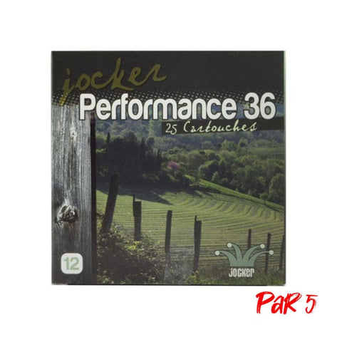 Boite de 25 Cartouches Jocker Performance 36 BJ - Cal. 12/70/25