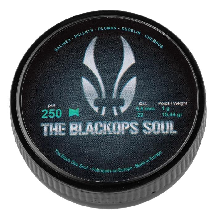 Boite de plombs Black Ops Soul à Tête plate - Cal. 5.5 PB303