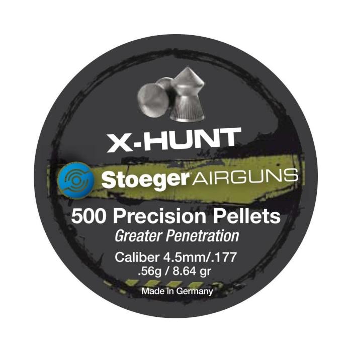 Boite de plombs Stoeger X-Hunter tête pointue 0.56 g - Cal. 4.5 mm