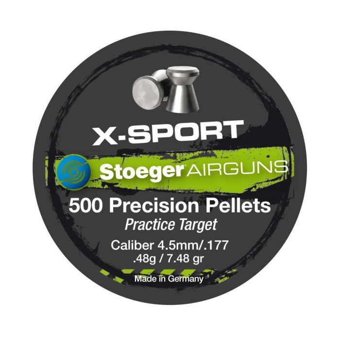 Boite de plombs Stoeger X-sport Tête plate 0.48 g - Cal. 4.5 61100033