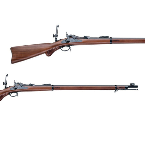 Carabine historique Davide Pedersoli Springfield tradoor long range