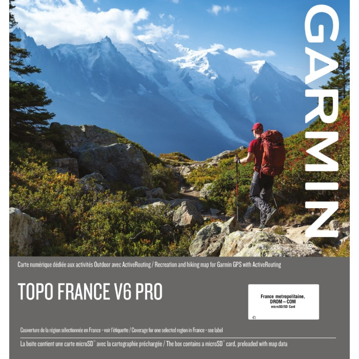 Carte Garmin Topo France V6 Pro Farnce Entière + Dom Tom GATOPOV6FR