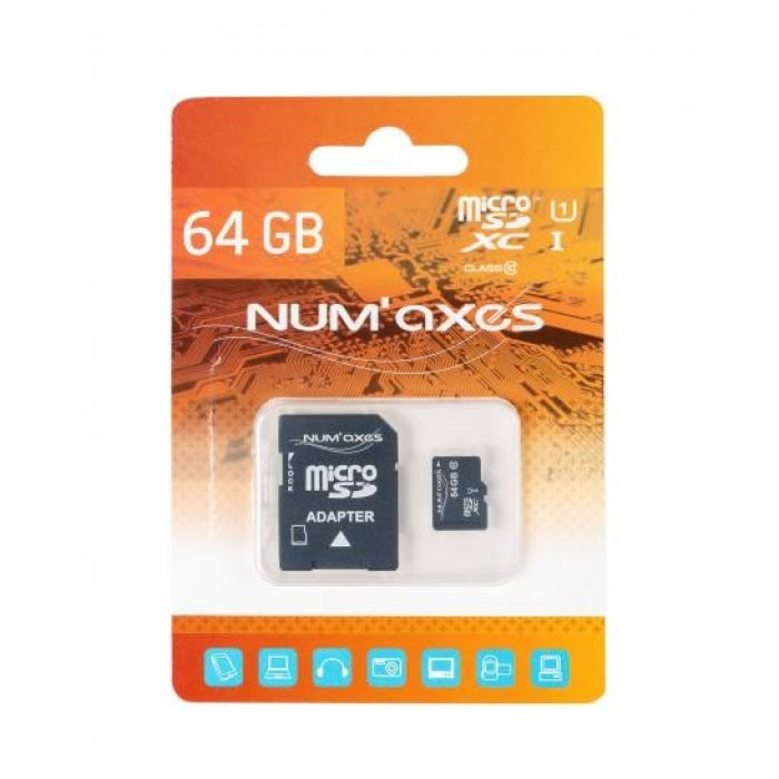 Carte Mémoire Num’Axes Micro SD NUM615