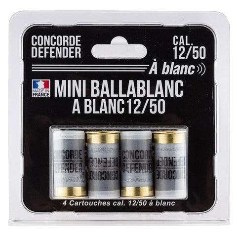 Cartouches à blanc Concorde Defender Mini Ballablanc - Cal. 12/50