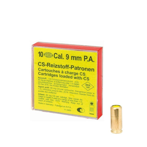 Cartouches à gaz CS Wadie - Cal. 9 mm PA MD224