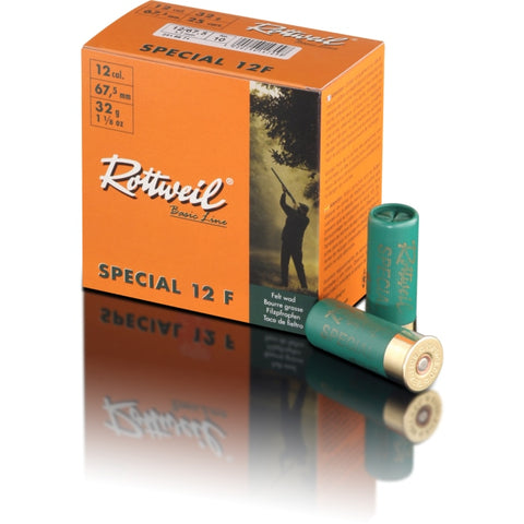 Cartouches à plomb Rottweil Special F 32 G Cal. 12/67.5 2316875