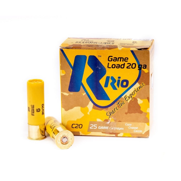 Cartouches Rio Game Load 25 BG - Cal. 20/70 x 25 RIO045