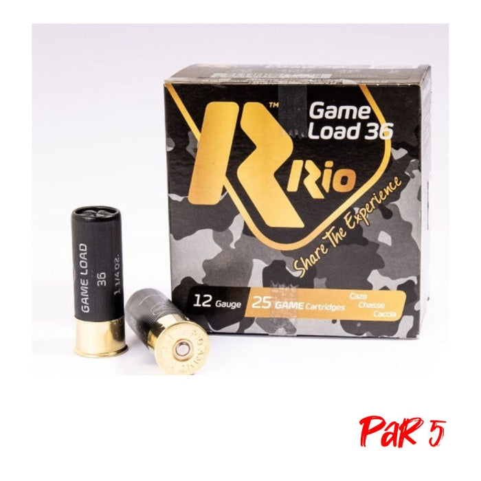 Cartouches RIO Game Load 36 BJ - Cal.12/70 RIO012P5