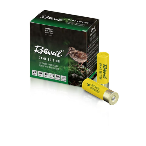 Cartouches Rottweil Game Edition Becasse N°9 Cal.20/70 2408653