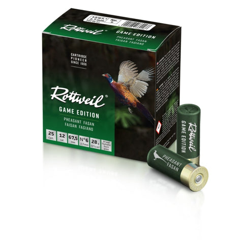 Cartouches Rottweil Game Edition Faisan N°6 Cal.12/67.5 2406601