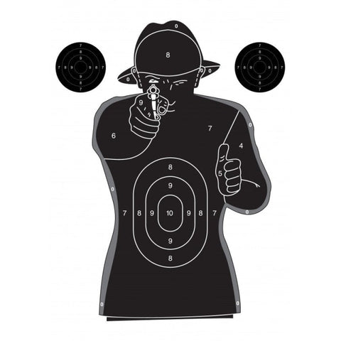 Cibles silhouette noir Umarex 50x70 - pack de 100 800202