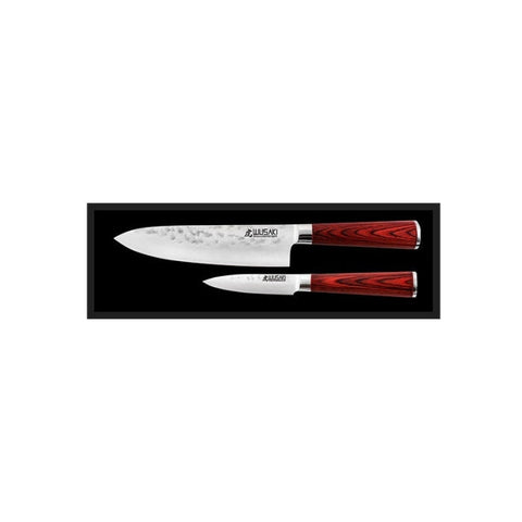 Coffret 2 Couteaux Wusaki Pakka - Chef & Office WU8023