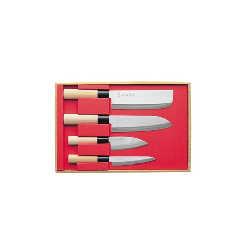 Coffret Couteau Sekiryu Nakiri & Santoku & Small Deba & Petty - 4pcs