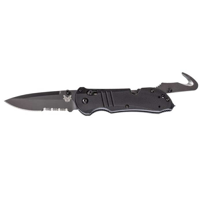 Couteau Benchmade Tactical Triage Black Mixte - Lame 89mm BN917SBK