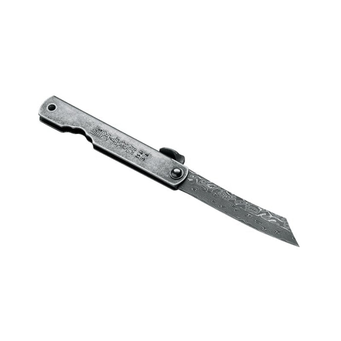 Couteau Boker Higonokami Kinzoku Damascus - Lame 75mm 01PE310