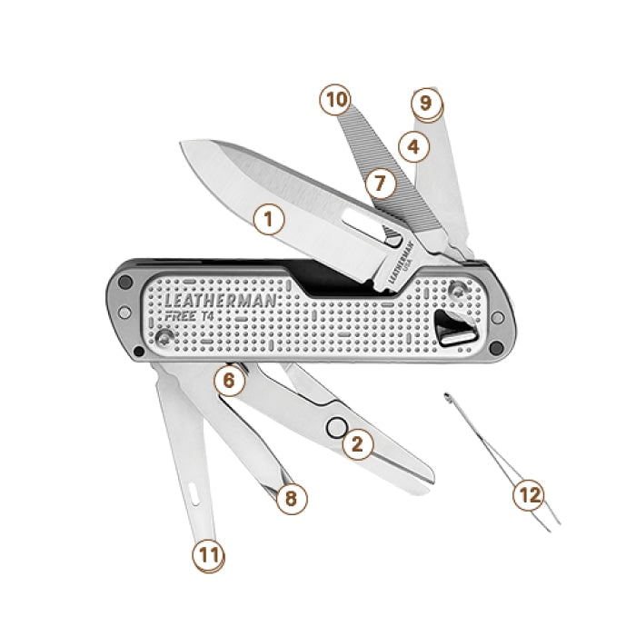 Couteau multifonctions Leatherman Free™ T4 832875