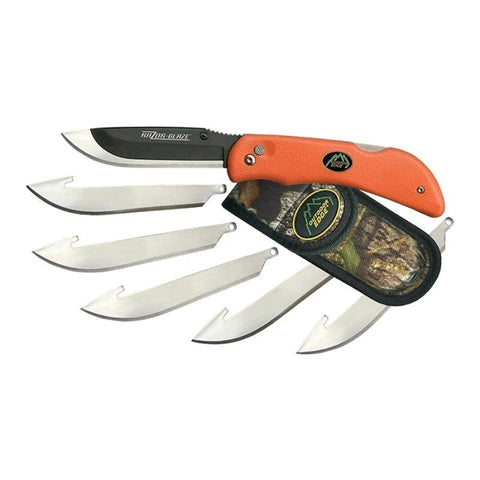 Couteau Outdoor Edge Razor Blaze - Lame 89mm + 6 Lames OERB20