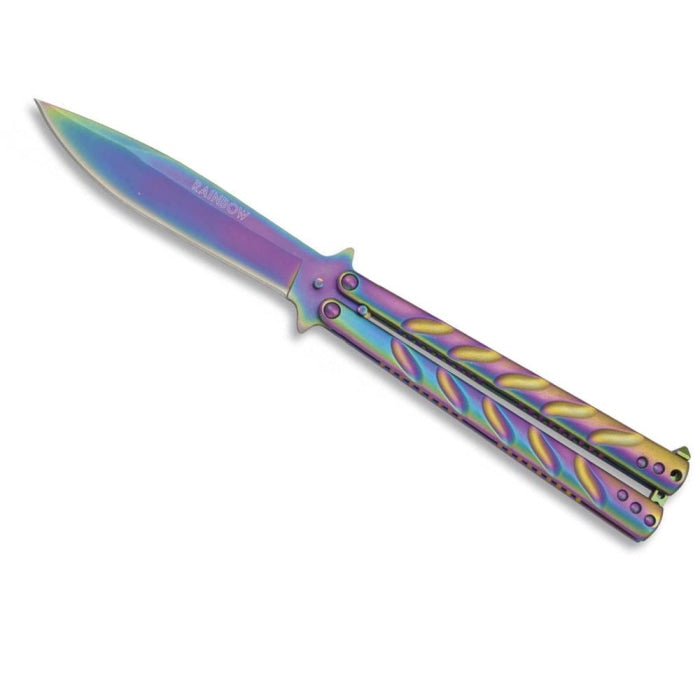 Couteau papillon Martinez Albainox Rainbow LC951