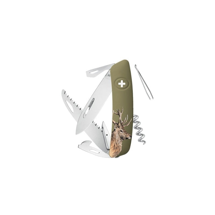 Couteau Suisse Swiza D05 - Olive avec Impression ZD05CER