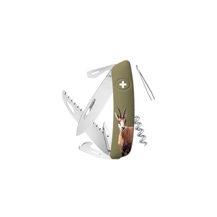 Couteau Suisse Swiza D05 - Olive avec Impression ZD05CHA