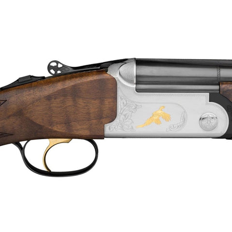 Fusil de plaine superposé Renato Baldi deluxe ejecteur motif doré