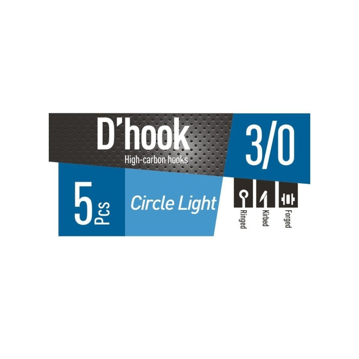 Hameçon Daiwa D’hook Circle Light - Pack DHCIL1-0
