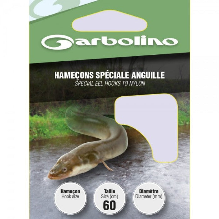 Hameçon Garbolino monté spécial anguille GOMAD0730-L22H8
