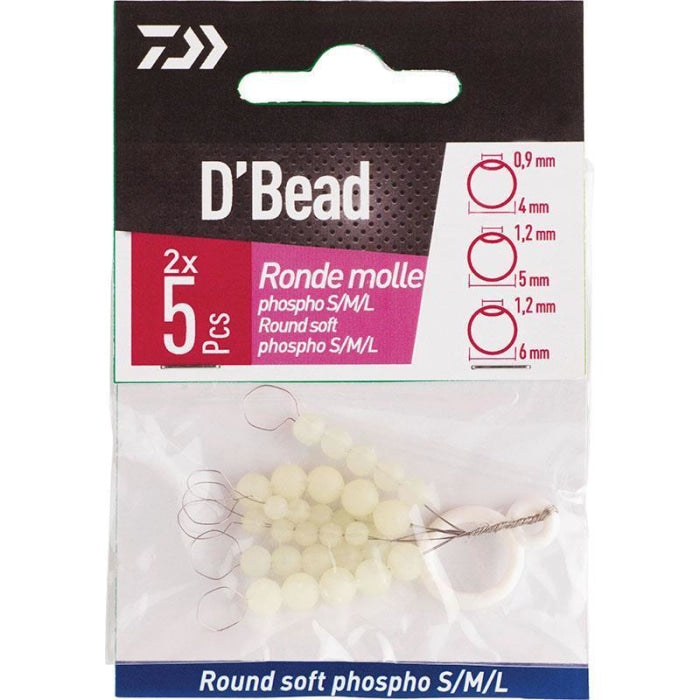Kit De Perles Molles Daiwa D’Bead Ovales ou rondes PE361699