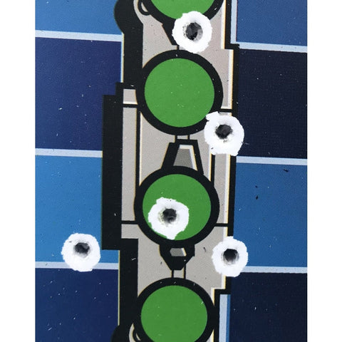 Lot de 8 cibles bataille navale pour air comprimé 22 LR ou plus A52162