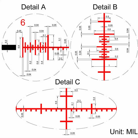 Lunette de tir Nikko Stirling Diamon Ffp 6-24x50 - Ret Prr ONT6450