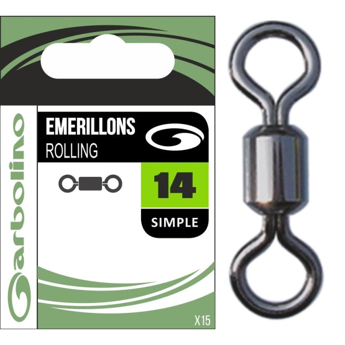 Micro-émerillons Rolling Garbolino Simple - Par 15 GOTAF0190-12