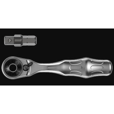 Mini cliquet avec adaptateur douille 1/4_ (unité) WER073230