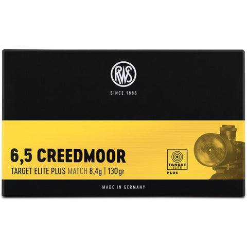 Munitions RWS Creed Target Elite Plus - Cal. 6.5 Creedmoor 2426658