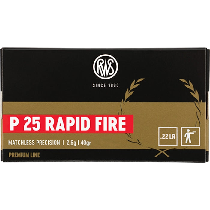 Munitions RWS P25 Rapid Fire - Cal. 22LR 2414037
