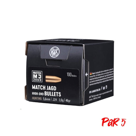 Ogives RWS Match Jakt - Cal. 5.6 mm 2145782P5