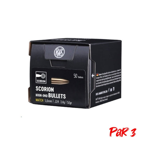 Ogives RWS MJ - Cal. 5.6 mm 2313343P3