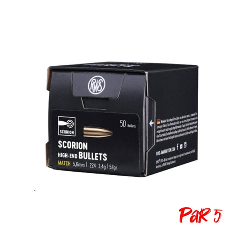 Ogives RWS MJ - Cal. 5.6 mm 2313343P5