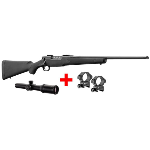 Pack Carabine Mossberg Patriot à canon fileté + Lunette Waldberg