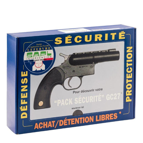 Pack de protection Sapl avec Gc27 etuis balles et 2 bombes de