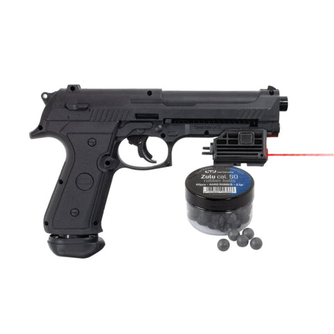 Pack Pistolet LTL ALFA 1.50 Co2 Cal.50 +LASER LTLPK02
