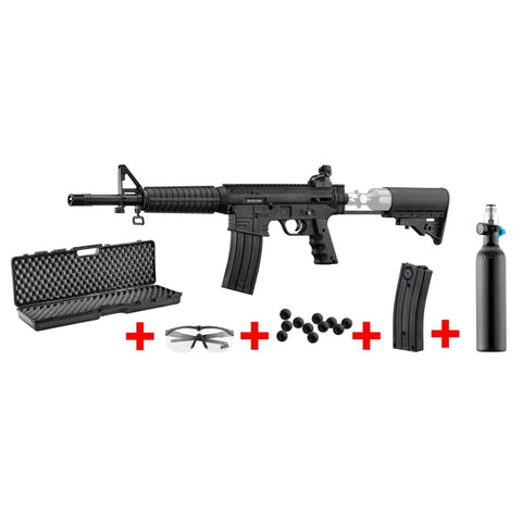 Pack Semi-Auto à Air Concorde Defender AR15 - Cal.68 PCKMA215