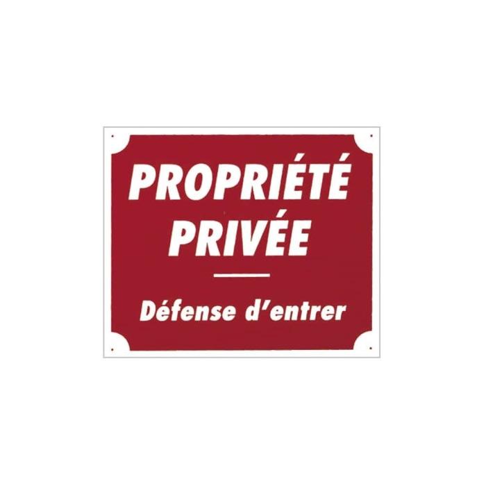Panneaux Akilux Europarm ’ Propriété privée ’ 30 x 25 cm A50852