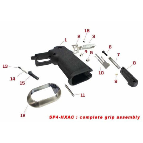 Pièces origine pour série HX grip complet SP4-HXAC-4
