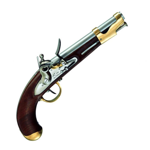 Pistolet à poudre noire Davide Pedersoli AN IX à silex - Cal. 69 pn