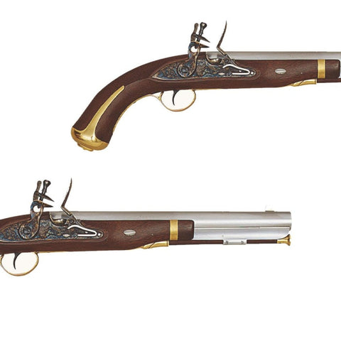 Pistolet à poudre noire Davide Pedersoli Harper’s ferry à silex