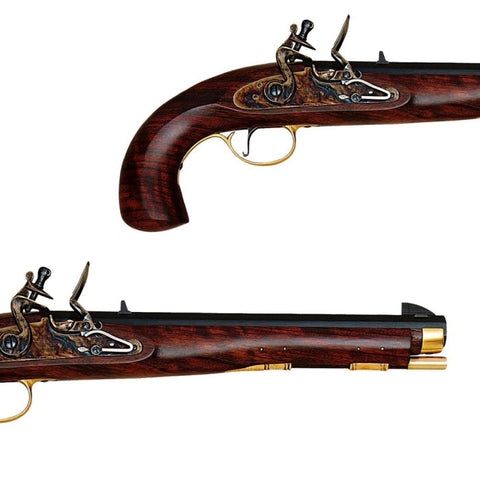 Pistolet à poudre noire Davide Pedersoli Kentucky à silex - Cal. 45