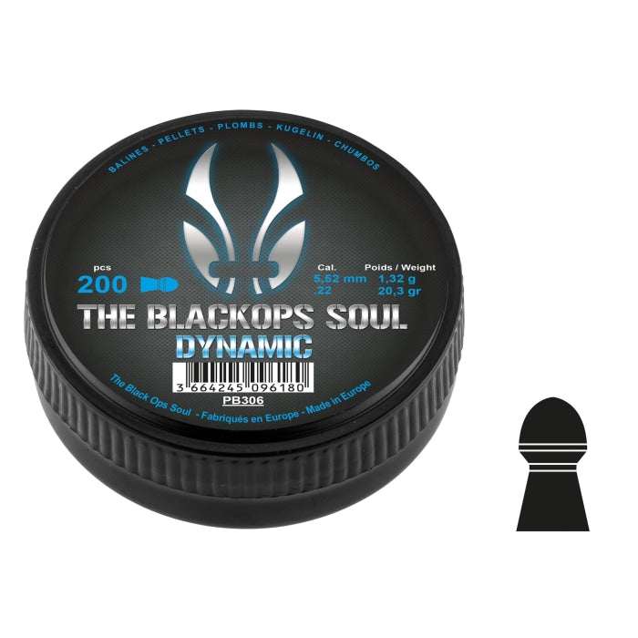 Plombs BO Manufacture The Black Ops Soul Dynamic - Cal. 5.5mm PB306