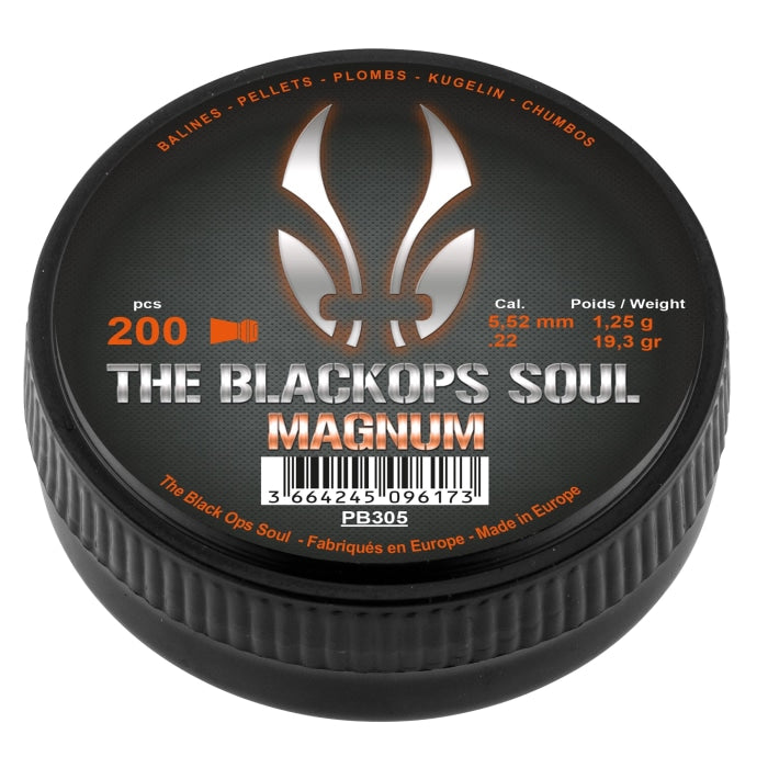Plombs BO Manufacture The Black Ops Soul Magnum - Cal. 5.5mm PB305