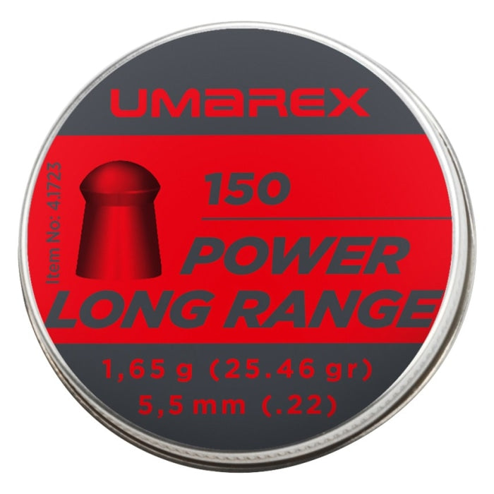 Plombs Umarex power long range tête ronde 4.1722