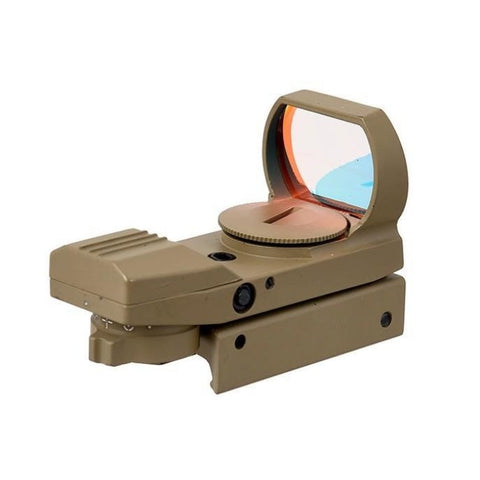 Point rouge métal Reflex 4 réticules rouge / vert Tan A68639